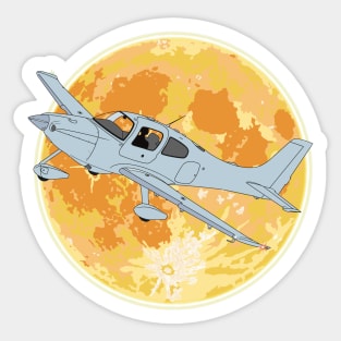 Cirrus SR22 Orange Moonlight Sticker